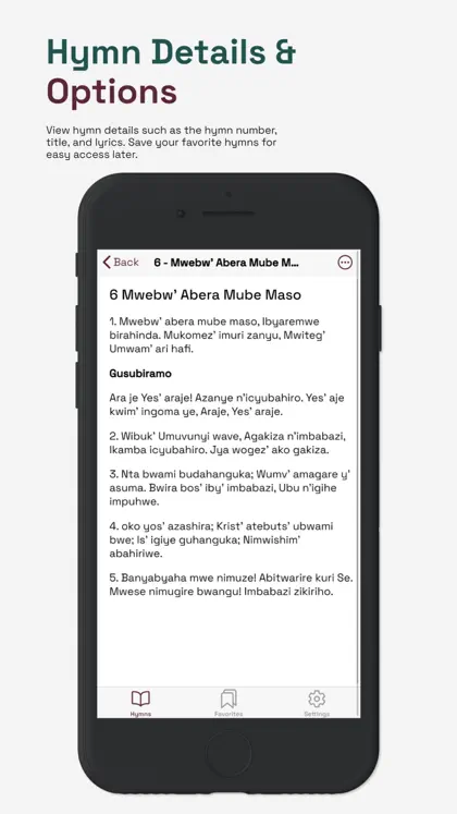 SDA Kinyarwanda Hymnal screenshot 3 of 6