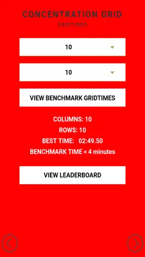 Concentration Grid screenshot 10