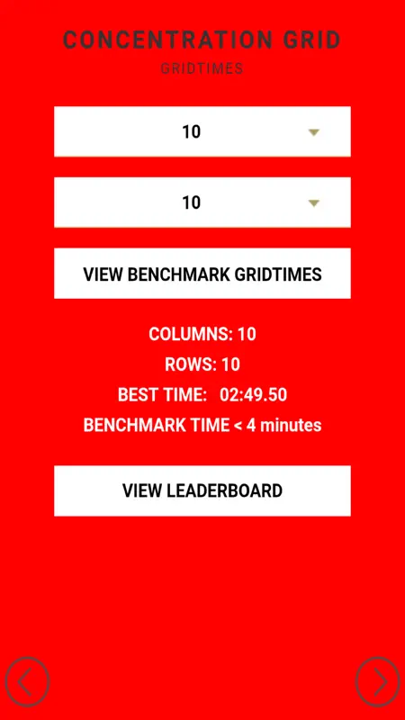 Concentration Grid screenshot 10 of 10