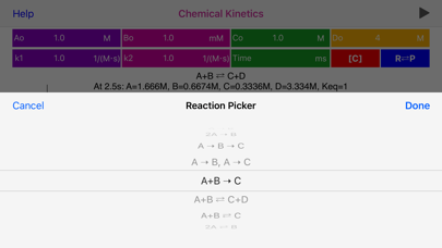 Screenshot #2 pour Chemical Kinetics