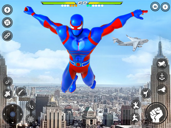 Spider Hero City Rescue Game
