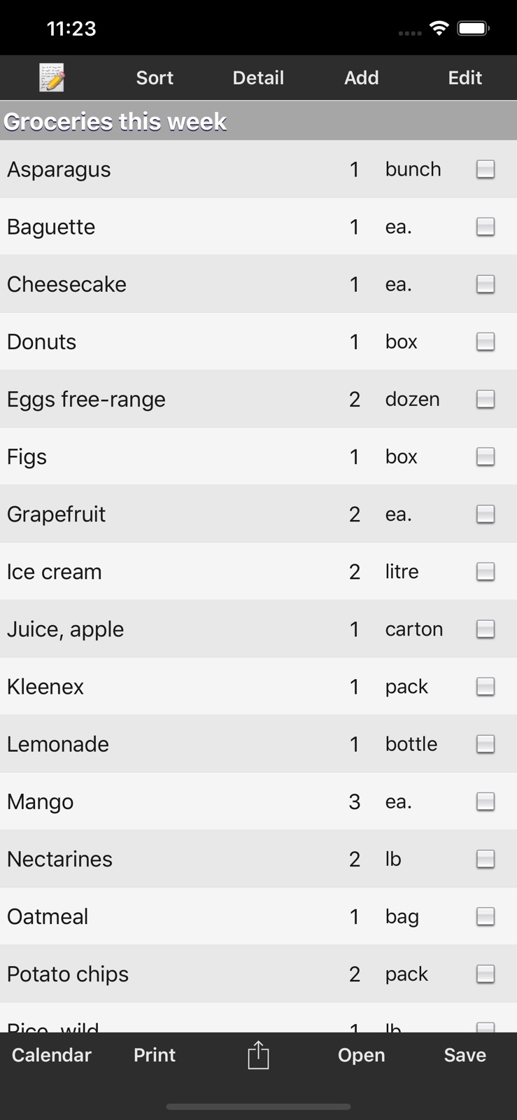 Shoppers Lists iphone screenshot 7