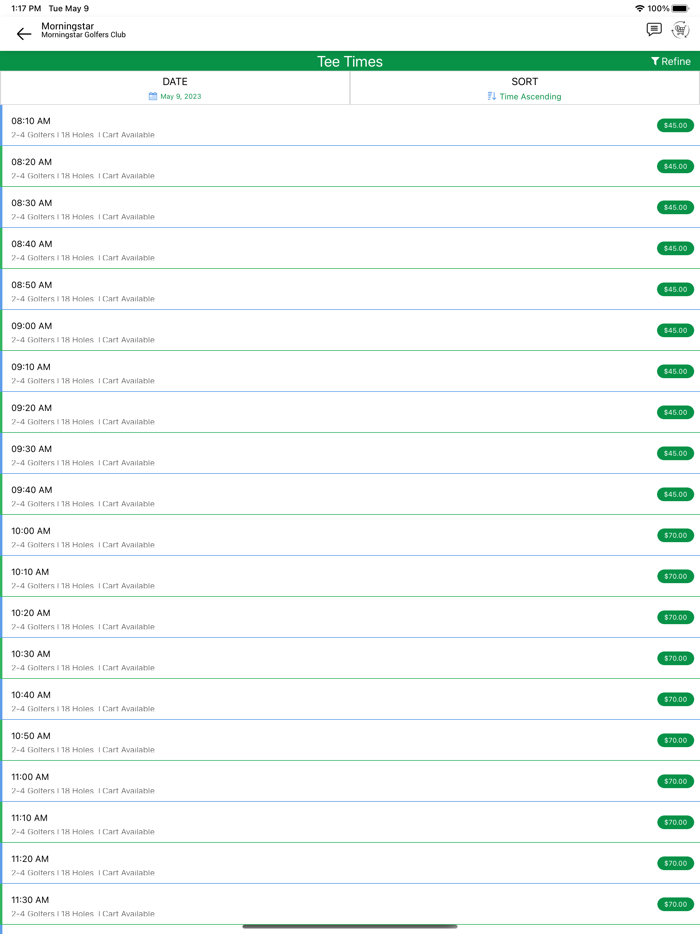 Morningstar Golfers Club