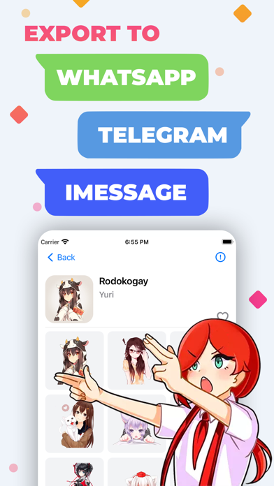 Anime Stickers & Sticker Maker screenshot 2