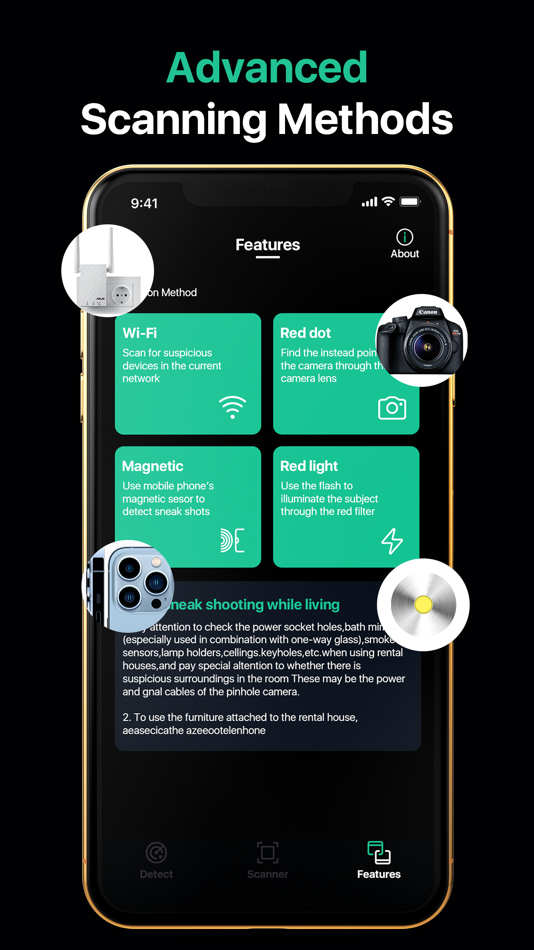 #4. Spy Detector - Hidden Camera (iOS) Podle: 馨月 常