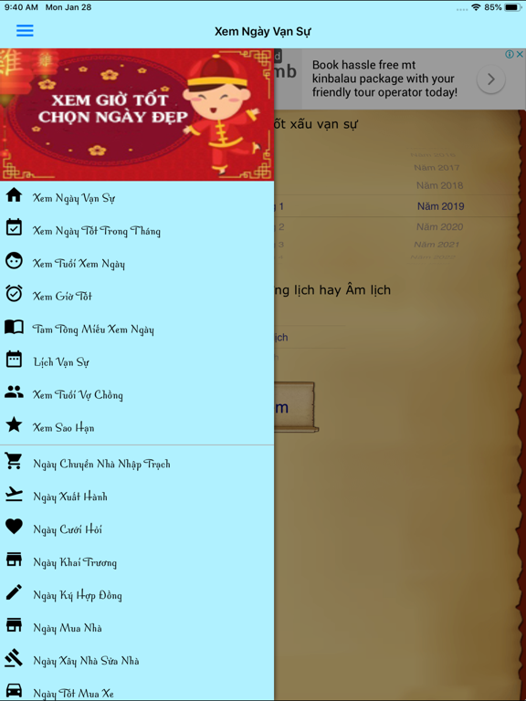 Screenshot #5 pour Xem ngày tốt xấu - Lịch vạn sự