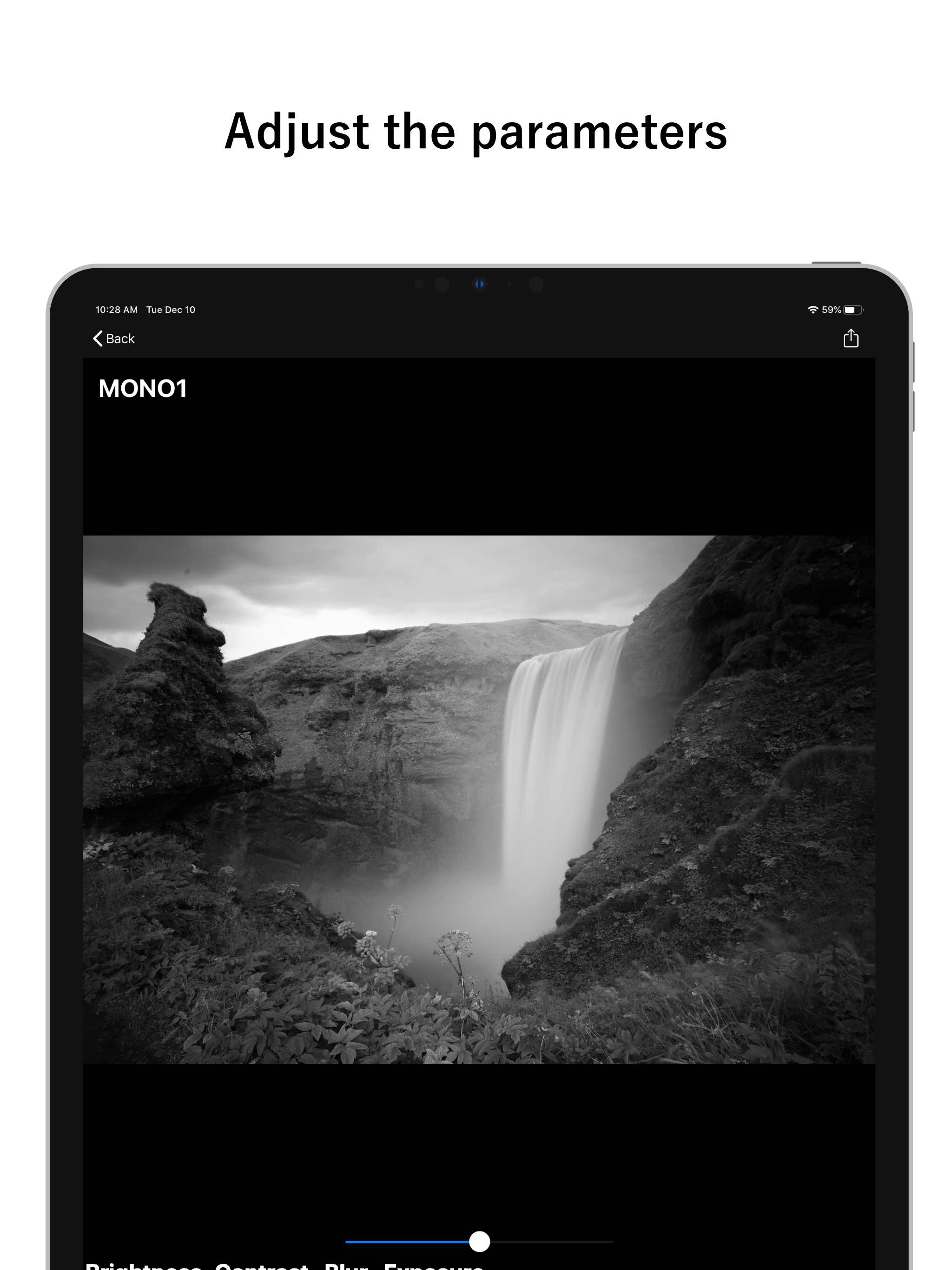 Mono Cam - B&W photo App screenshot 6