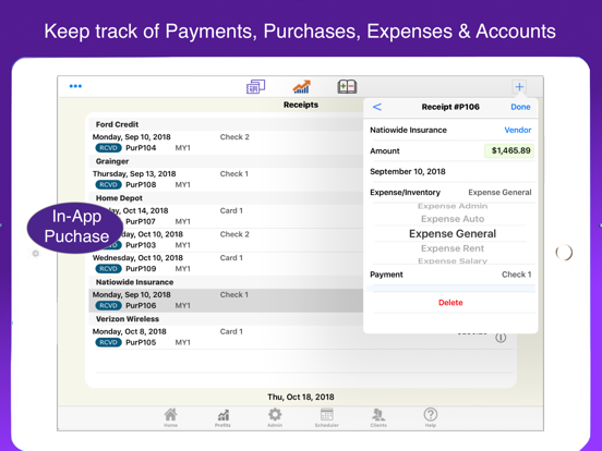 Invoice Jobs iPad screenshot 6 - Business app