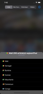 Actu Mali, Actu Afrique screenshot #4 for iPhone