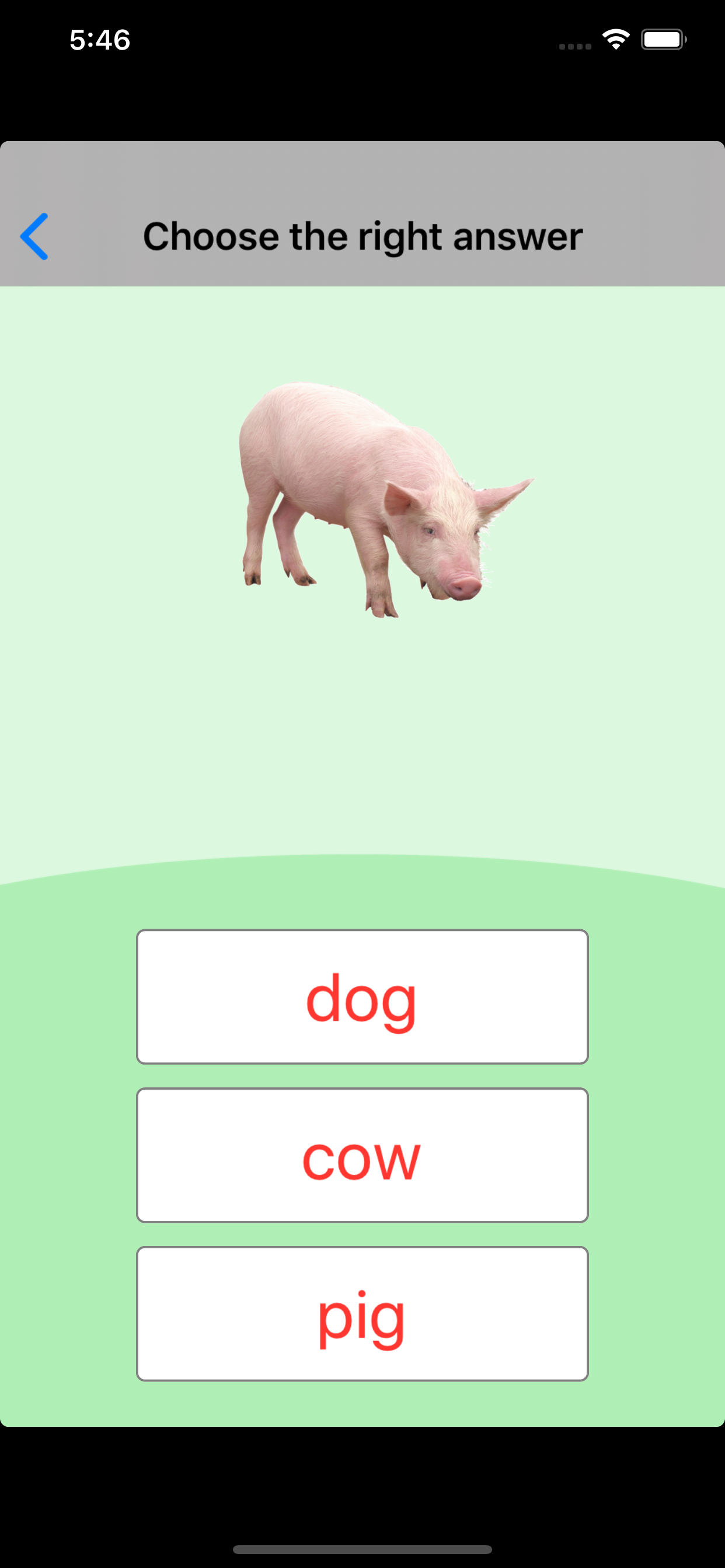 Animals Learning Cards screenshot 5