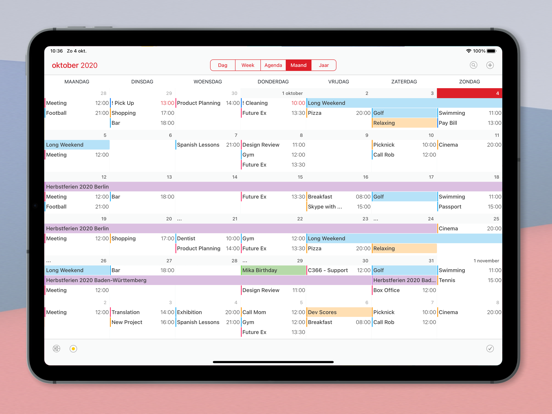 Calendar 366 Lite iPad app afbeelding 4