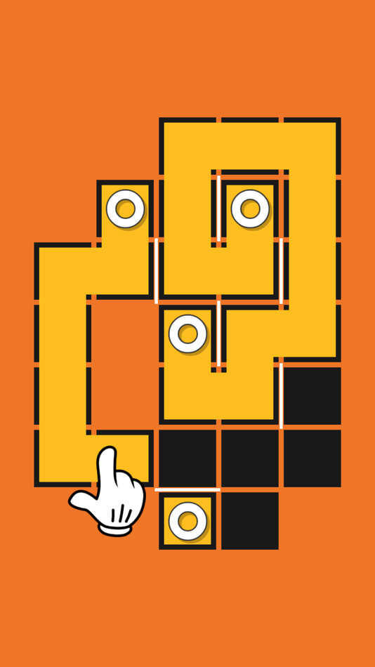 #3. Fill One Line - Logic Puzzles (iOS) By: HECTOR GAUCHIA SAFONT