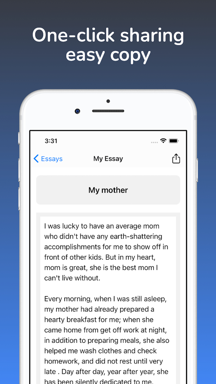 Essay Ease - AI Writing