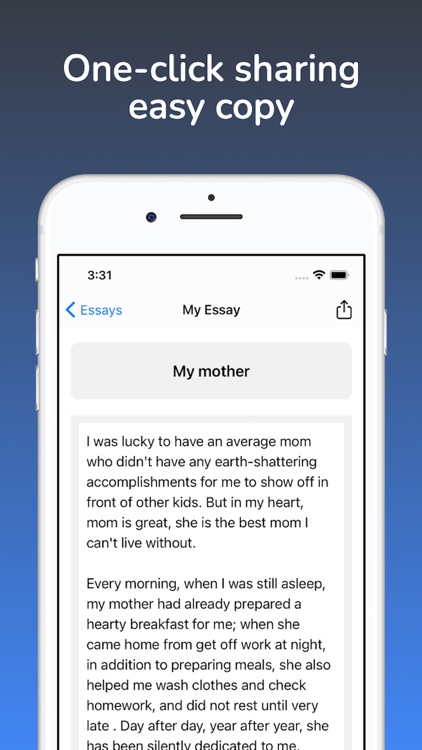 Essay Ease - AI Writing