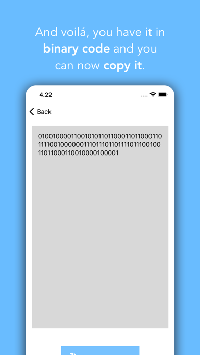 Binarrator - binary translator Screenshot 4 - AppWisp.com Binarrator - binary translator Screenshot 4 - AppWisp.com