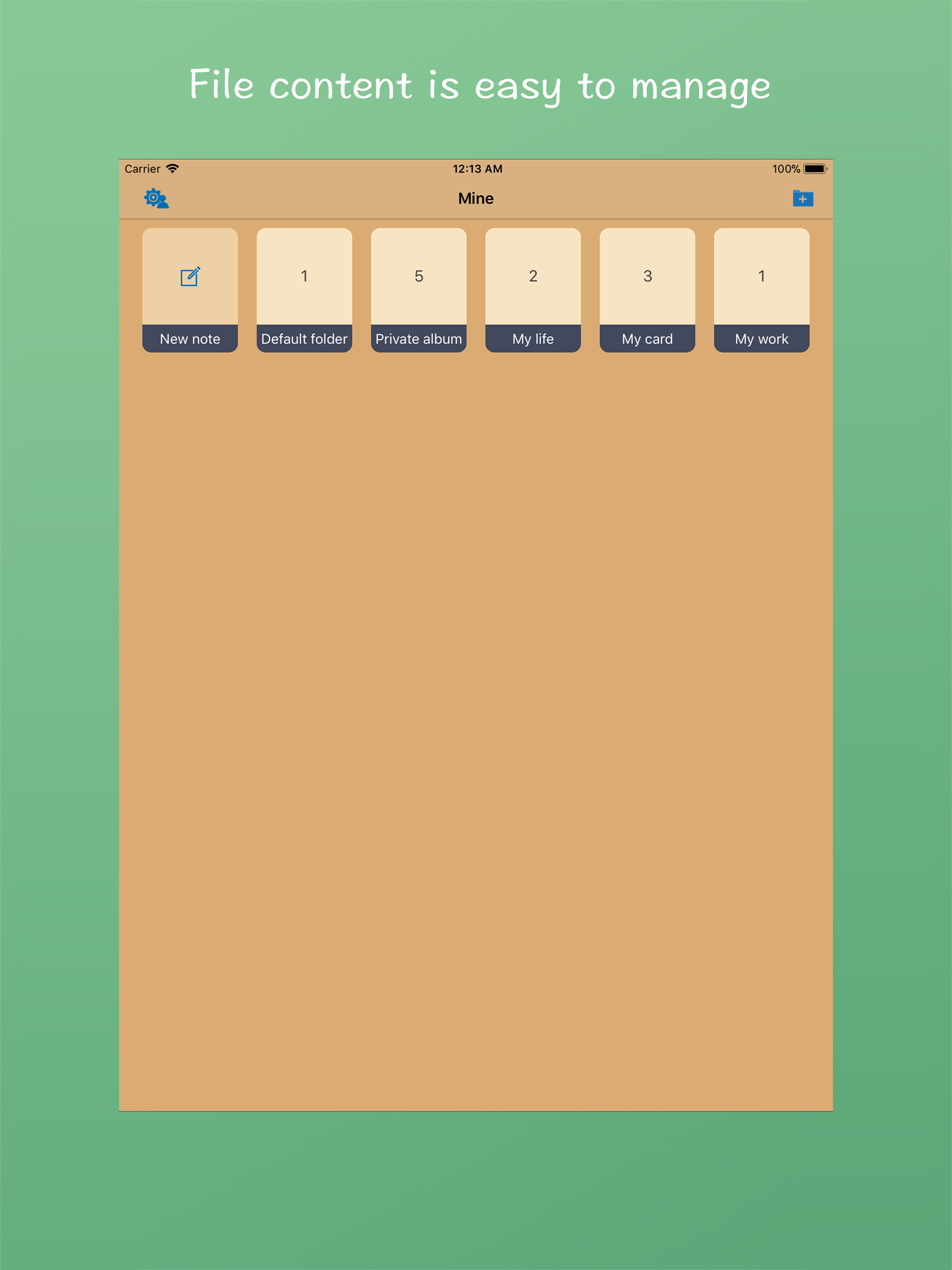 iVault, Private photo albums