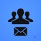 GroupsPro (X) is the best way to create and organize groups of contacts and create mailing lists for mass SMS and email