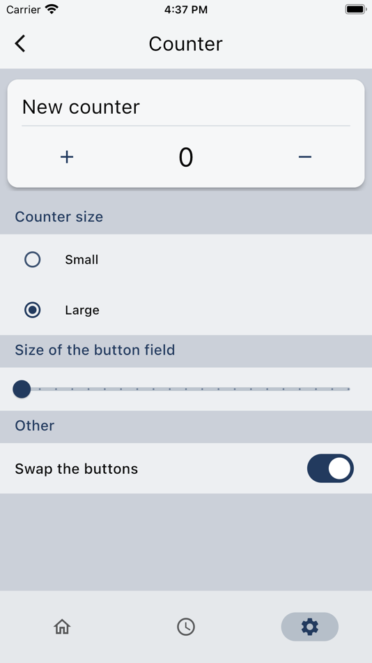#6. Counter: History & Widgets (iOS) By: Danylo Horielov