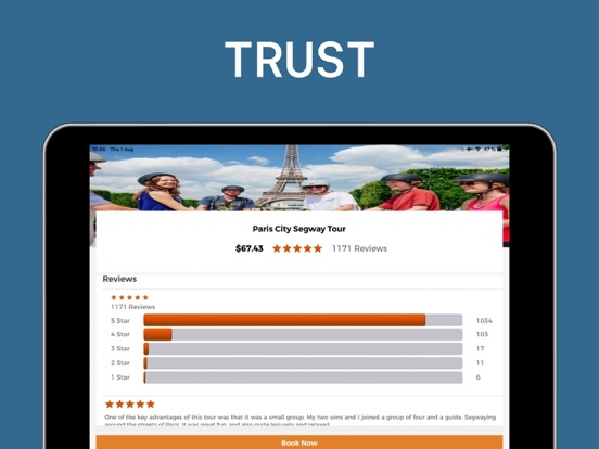 Paris Travel Guide Offline iPad screenshot 7 - Travel app