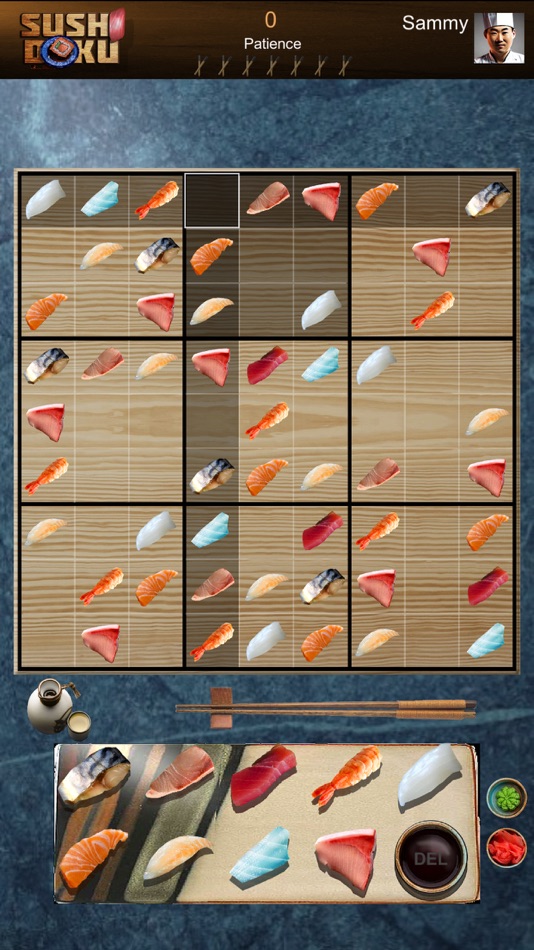 #3. Sushidoku - Sudoku with Sushi (iOS) 由: 54 Bones