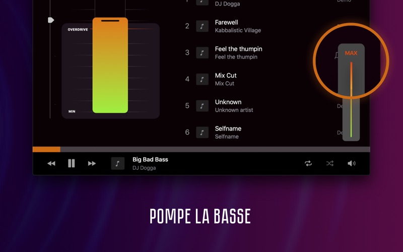 Screenshot #1 pour Bass Booster – Volume control
