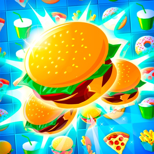 Crush The Burger ! Match 3 icon