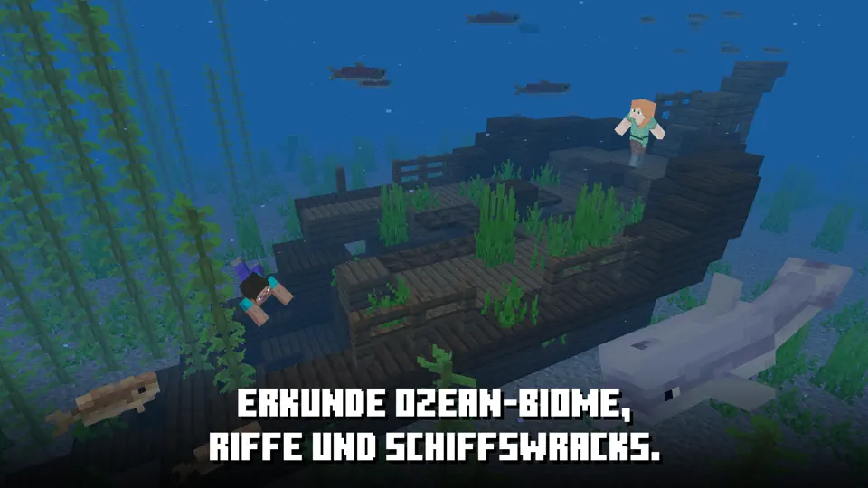 Screenshot von Minecraft auf dem iPhone 9