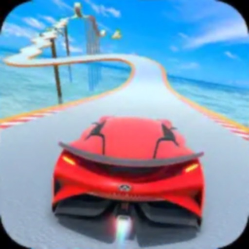 GT Car Mega Jumps Over The Sea iOS App