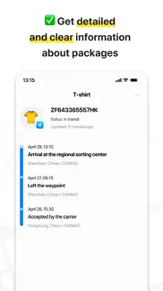package tracker: parcels hub iphone screenshot 4