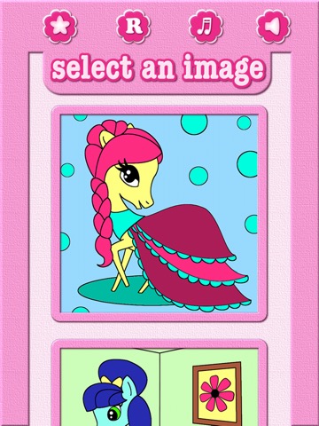 Pony Unicorn Coloring Bookのおすすめ画像4