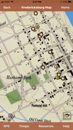Fredericksburg Battle App screenshot 4