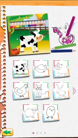Game screenshot Draw and Colour: The Farm apk