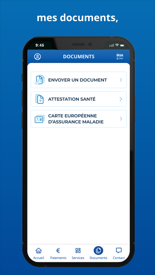 #5. ma MSA & moi (iOS) By: MUTUALITE SOCIALE AGRICOLE