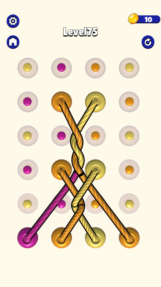 #7. Rope Tangle Color Sort 3D (iOS) 来自: Ludu