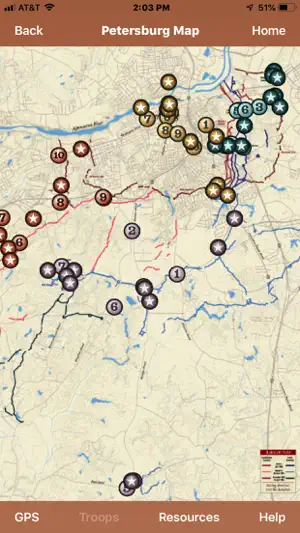 Petersburg Battle App screenshot 4
