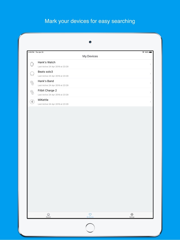 BLE Finder:Device Discoverer iPad screenshot 5 - Utilities app