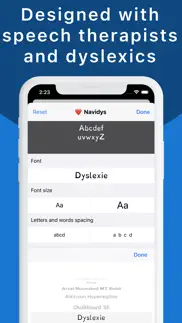 How to cancel & delete navidys dyslexia reading font 1