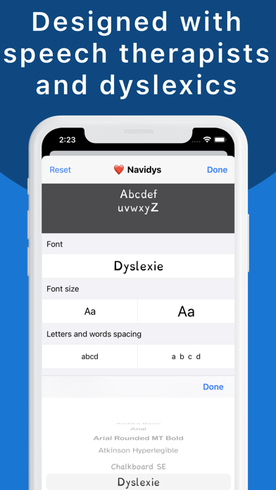 Navidys dyslexia reading fontのおすすめ画像3