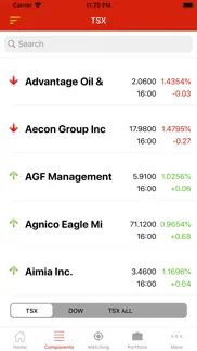 stocks tsx index canada lite iphone capturas de pantalla 2