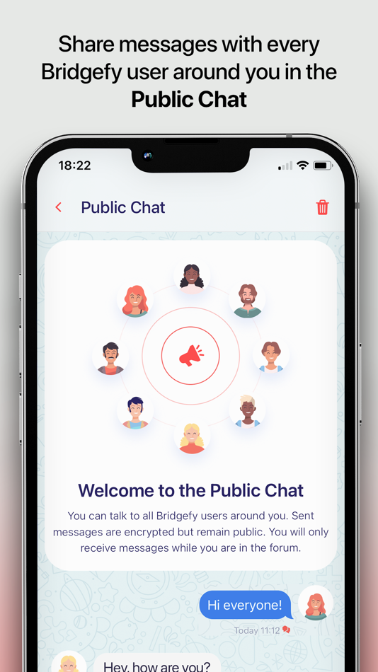 #2. Bridgefy - Offline Messages (iOS) Podle: Bridgefy, Inc.