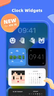 md clock - time clock widget iphone screenshot 2