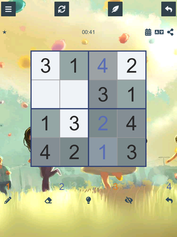 Screenshot #6 pour ™ Sudoku 4x4