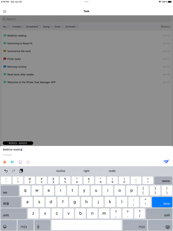 Whale Task Board、Todo List