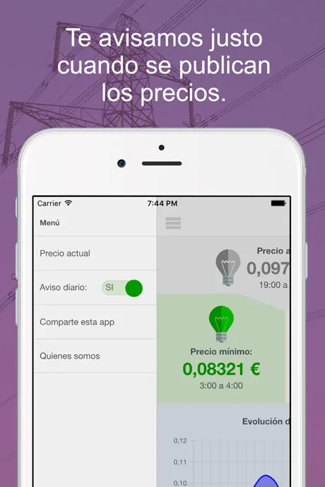 Precio Luz app