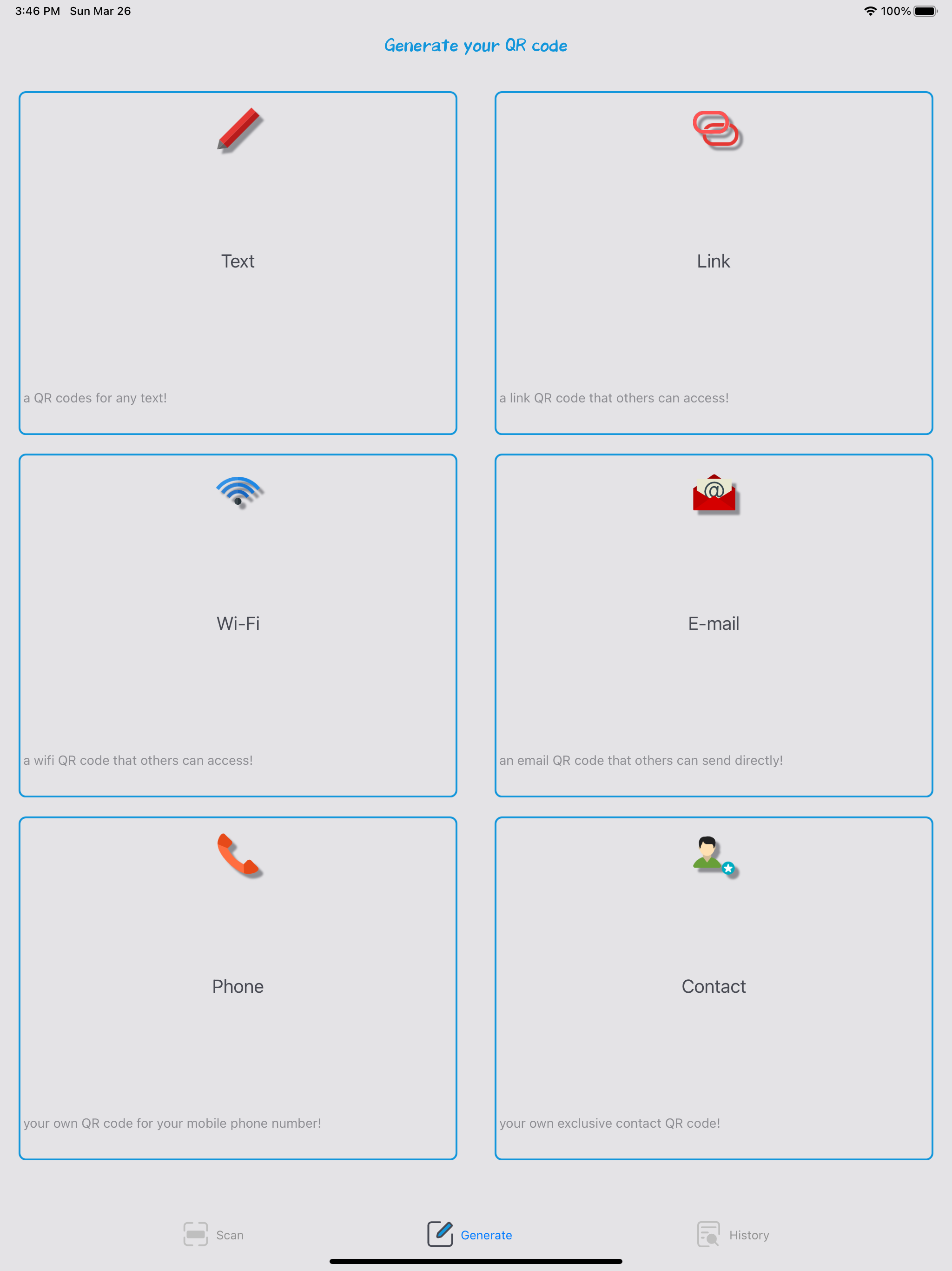 QR Generator-quick scanner