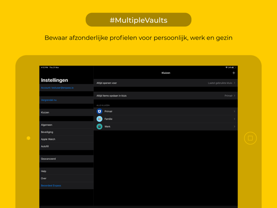 Enpass Password Manager iPad app afbeelding 8