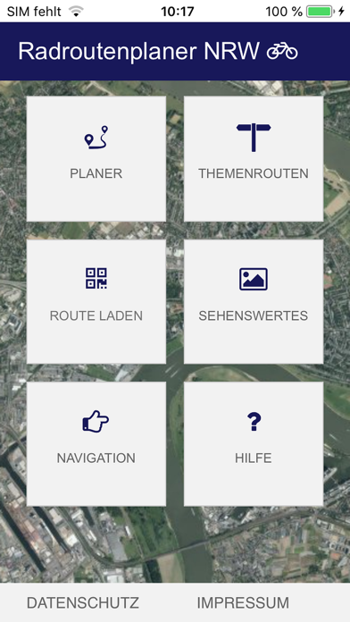 Radroutenplaner NRW mobil Screenshot