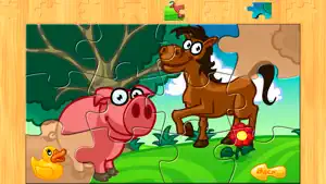 A farm animal jigsaw puzzle screenshot 1