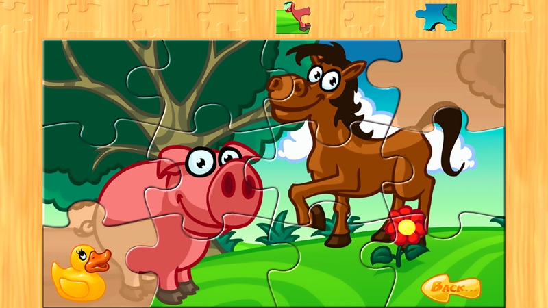 A farm animal jigsaw puzzle screenshot 1