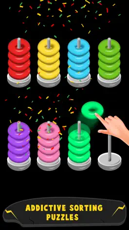 Game screenshot Hoop Stack Game - Color Sort apk